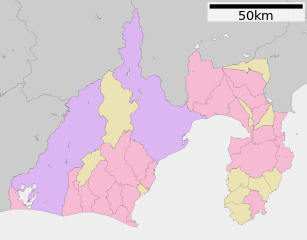 静岡県行政区画図