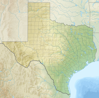 Location map USA Texas
