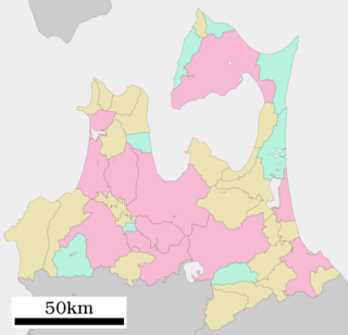 青森県行政区画図