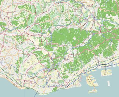 Location map Kobe