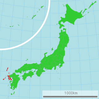 長崎県の位置