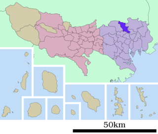 北区 (東京都)位置図