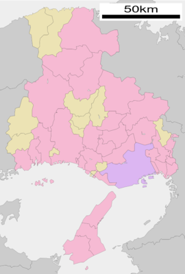 Location map Japan Hyogo