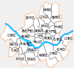 ソウル特別市の地図
