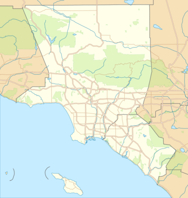 Location map Los Angeles
