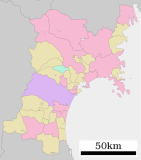 宮城県行政区画図