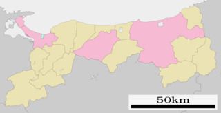 鳥取県行政区画図