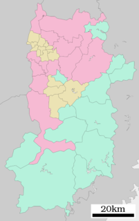 奈良県行政区画図