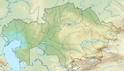Location map Kazakhstan