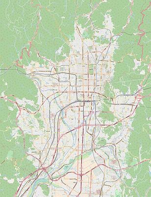 Location map Japan Kyoto city